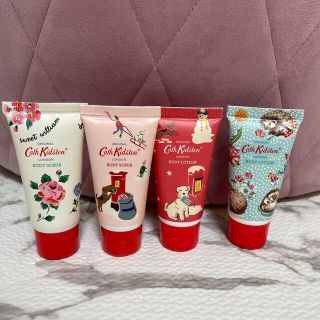 キャスキッドソン(Cath Kidston)のキャスキッドソン ボディスクラブ ボディローション 4つセット(ボディスクラブ)