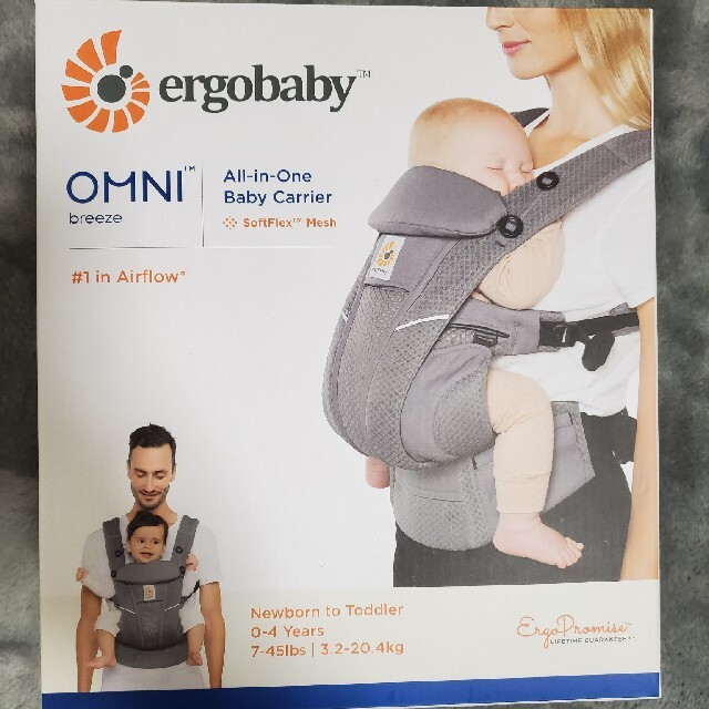 Ergobaby(エルゴベビー)の【新品】エルゴベビー オムニ ブリーズ  OMNI breeze キッズ/ベビー/マタニティの外出/移動用品(抱っこひも/おんぶひも)の商品写真