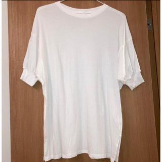 ジーユー(GU)のGU <新品・未使用>たっぷりめ白Tシャツ！(Tシャツ/カットソー(半袖/袖なし))