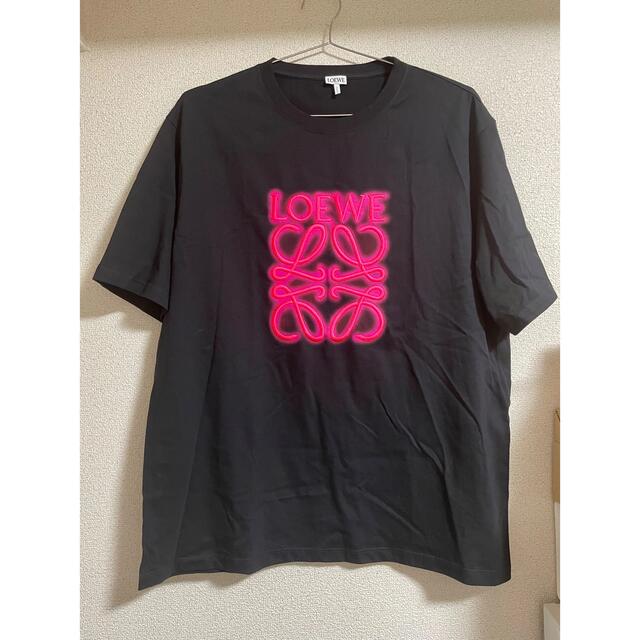 プレゼント サプライズ 新品 LOEWE ロエベ ネオン Tシャツ コットン