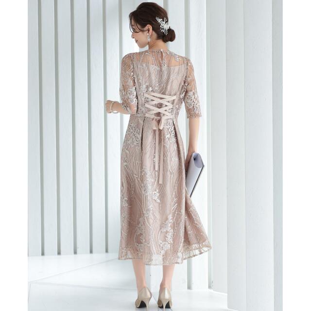 PREFERIR(プレフェリール)の新品タグ付き　レースドレス　大人ドレス レディースのフォーマル/ドレス(ミディアムドレス)の商品写真