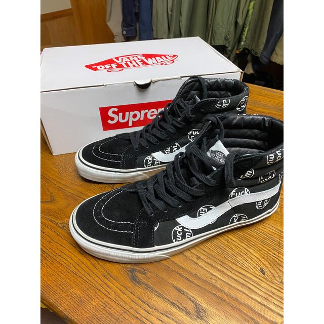 Supreme Vans Fuck em 9.5 27.5cm シュプリームメンズ