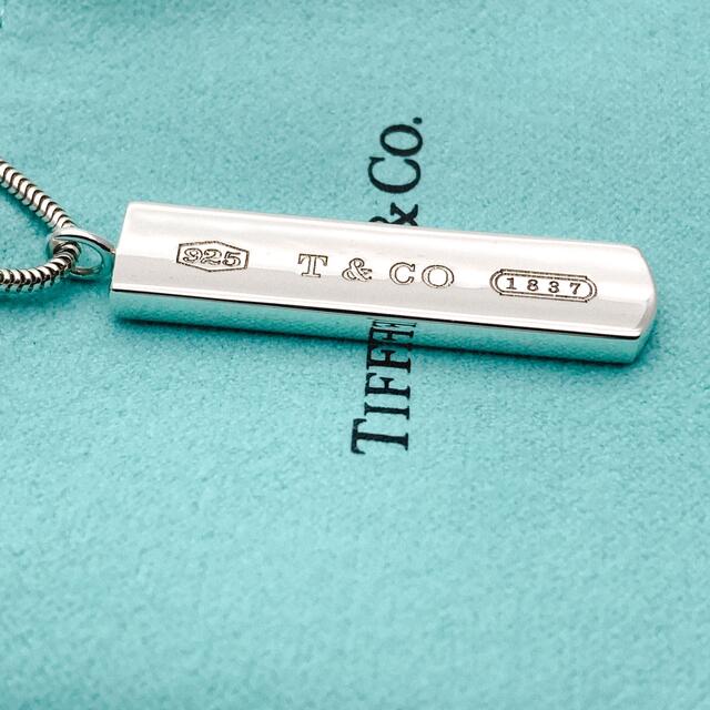 ックレスに Tiffany & Co. - 美品 TIFFANY ティファニー バー