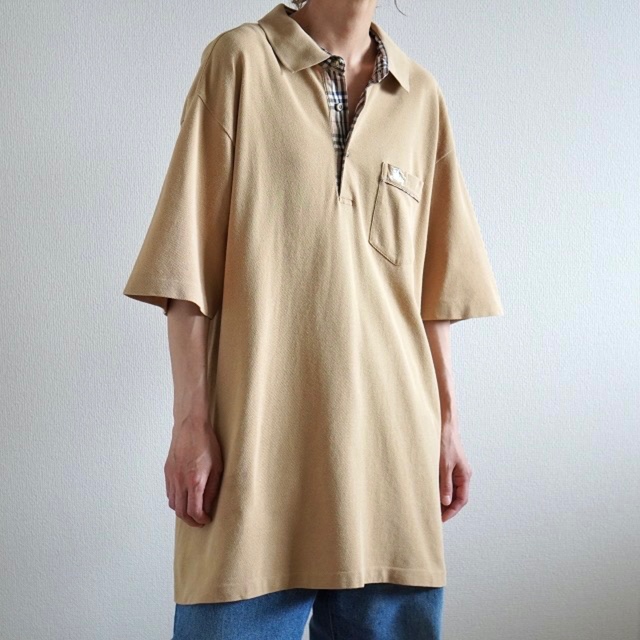 通販】 BURBERRY - 90s 古着 バーバリー ノバチェック 半袖 ポロシャツ