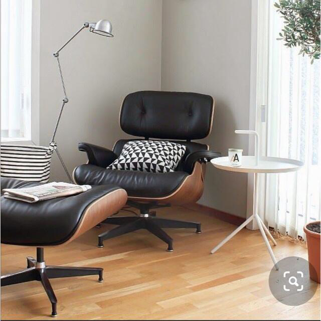 EAMES(イームズ)のイームズラウンジチェア  オットマン付き インテリア/住まい/日用品のソファ/ソファベッド(一人掛けソファ)の商品写真