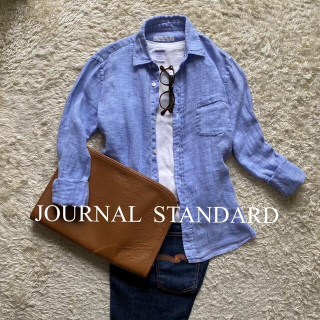 JOURNAL STANDARD(ジャーナルスタンダード)のジャーナルスタンダード　M 　麻　リネンシャツ　長袖シャツ メンズのトップス(シャツ)の商品写真