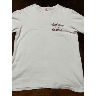 バーンズアウトフィッターズ(Barns OUTFITTERS)のBARNS  チェーンステッチTシャツ　Mサイズ(Tシャツ/カットソー(半袖/袖なし))