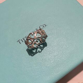 ティファニー(Tiffany & Co.)のティファニー　ラビングハート　バンドリング(リング(指輪))