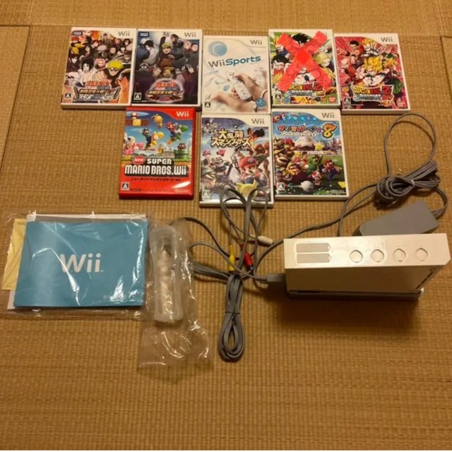 任天堂Wii本体＆ゲームソフト7本
