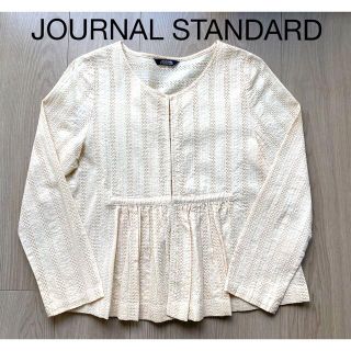 ジャーナルスタンダード(JOURNAL STANDARD)の【美品】JOURNAL STANDARD ブラウス ベージュ  (シャツ/ブラウス(長袖/七分))