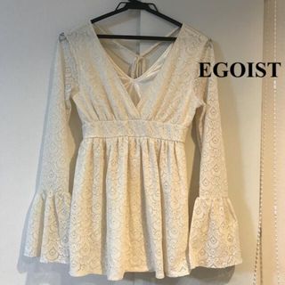 エゴイスト(EGOIST)のEGOIST エゴイスト レース チュニック トップス カットソー(チュニック)