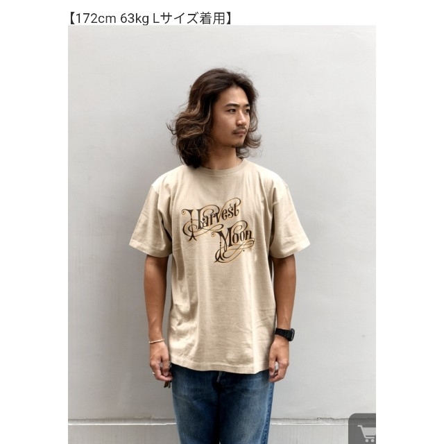 STANDARD CALIFORNIA(スタンダードカリフォルニア)の5195様専用STANDARDCALIFORNIA HARVESTMOON 古着 メンズのトップス(Tシャツ/カットソー(半袖/袖なし))の商品写真