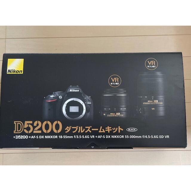 Nikon D5200 Wズームキット BLACk