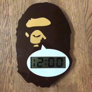 アベイシングエイプ(A BATHING APE)のレア！！！　A BATHING APE 掛け時計(その他)