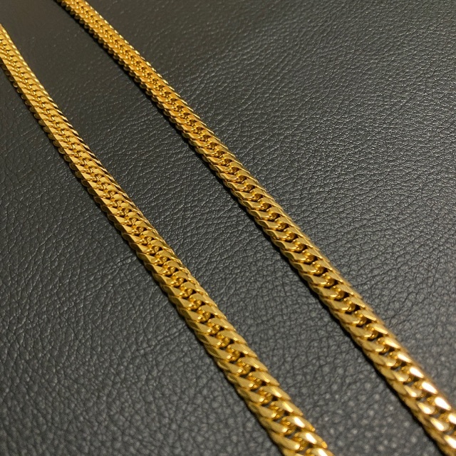 喜平ネックレス 6面ダブル 7mm 50cm 46g 金ネックレス 18kの通販 by ...