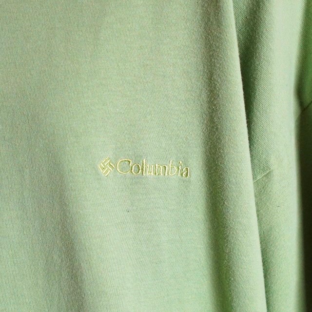 Columbia(コロンビア)の90s 古着 コロンビア 刺繍ロゴ ビッグ Tシャツ XXL ビンテージ メンズのトップス(Tシャツ/カットソー(半袖/袖なし))の商品写真