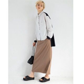 アニーカ(ANIECA)の値下げ・未使用・aniecaアニーカ・typewriter skirt(ロングスカート)