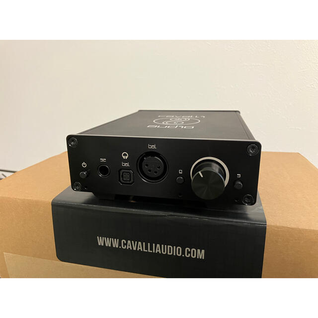 CAVALLI AUDIO LIQUID CARBON 2.0 ヘッドホンアンプ スマホ/家電/カメラのオーディオ機器(アンプ)の商品写真