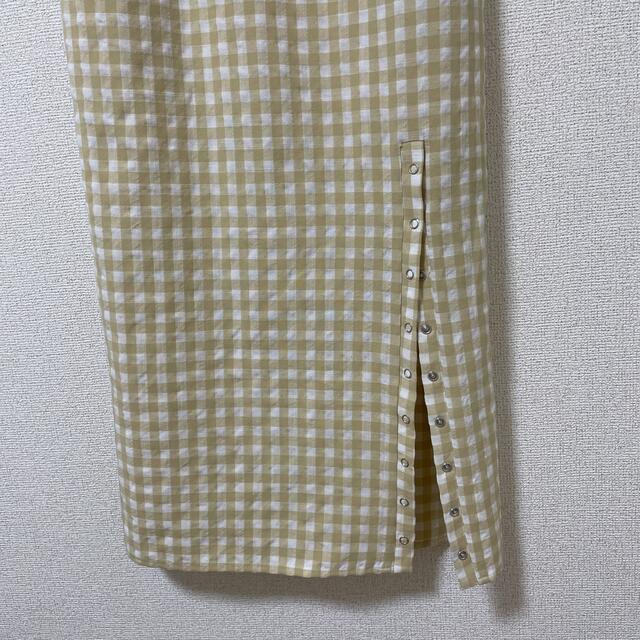 ribbon check cami op muguet レディースのワンピース(ロングワンピース/マキシワンピース)の商品写真