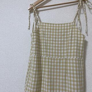 ribbon check cami op muguet(ロングワンピース/マキシワンピース)