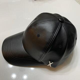 VARZAR バザール　puleather ball cap(キャップ)