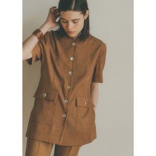 クラネ(CLANE)のCLANE クラネ　CORDUROY STAND COLLAR SHIRT(シャツ/ブラウス(長袖/七分))