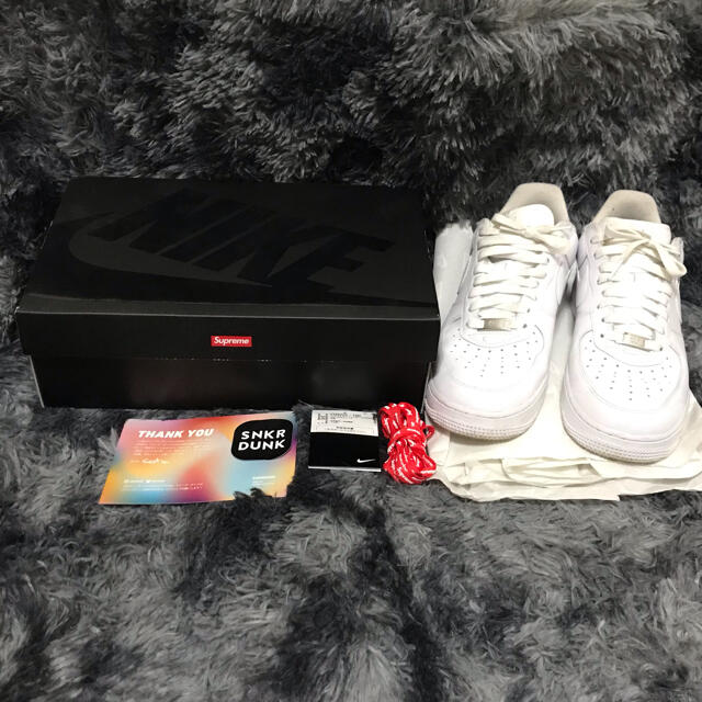 美品 NIKE supreme エアフォース1 - スニーカー