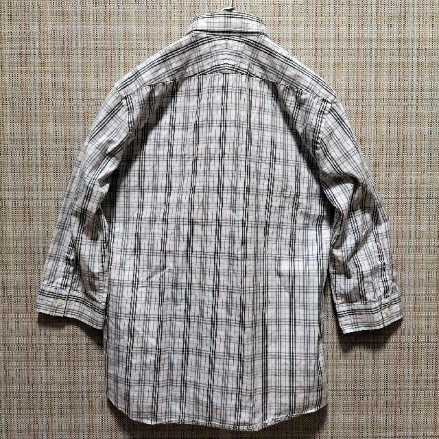 BURBERRY BLACK LABEL(バーバリーブラックレーベル)の大幅値下/七分袖シャツ　バーバリーブラックレーベル メンズのトップス(Tシャツ/カットソー(七分/長袖))の商品写真