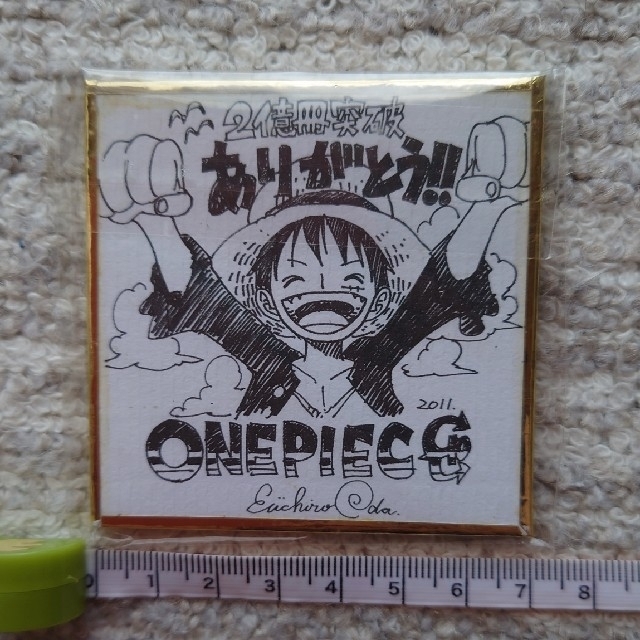 ONEPIECE 2億冊突破記念 ミニ色紙