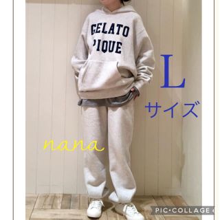 ジェラートピケ(gelato pique)のスウェット上下セット♡メンズＬサイズ♡(スウェット)