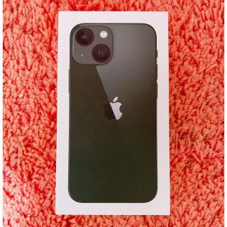 アイフォーン(iPhone)のほぼ新品！iPhone 13mini 128GB グリーン SIMロック解除済E(スマートフォン本体)