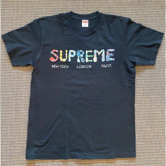 Tシャツ/カットソー(半袖/袖なし)L 黒 Supreme Rocks Tee