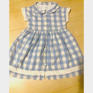 babyGAP - babyGAP ブロックチェックワンピース 100sizeの通販 by ...