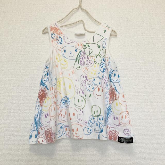 NEEDLE WORKS/ニードルワーク/落書きAラインチュニック  キッズ/ベビー/マタニティのキッズ服女の子用(90cm~)(Tシャツ/カットソー)の商品写真