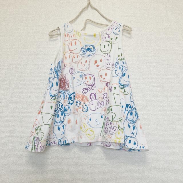 NEEDLE WORKS/ニードルワーク/落書きAラインチュニック  キッズ/ベビー/マタニティのキッズ服女の子用(90cm~)(Tシャツ/カットソー)の商品写真