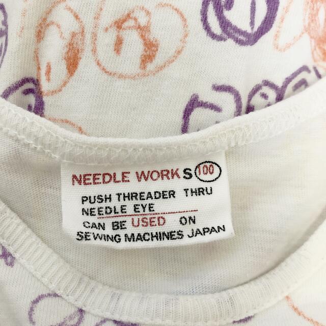 NEEDLE WORKS/ニードルワーク/落書きAラインチュニック  キッズ/ベビー/マタニティのキッズ服女の子用(90cm~)(Tシャツ/カットソー)の商品写真