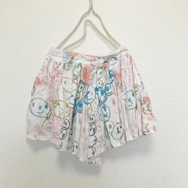 NEEDLE WORKS/ニードルワーク/落書きキュロット キッズ/ベビー/マタニティのキッズ服女の子用(90cm~)(スカート)の商品写真