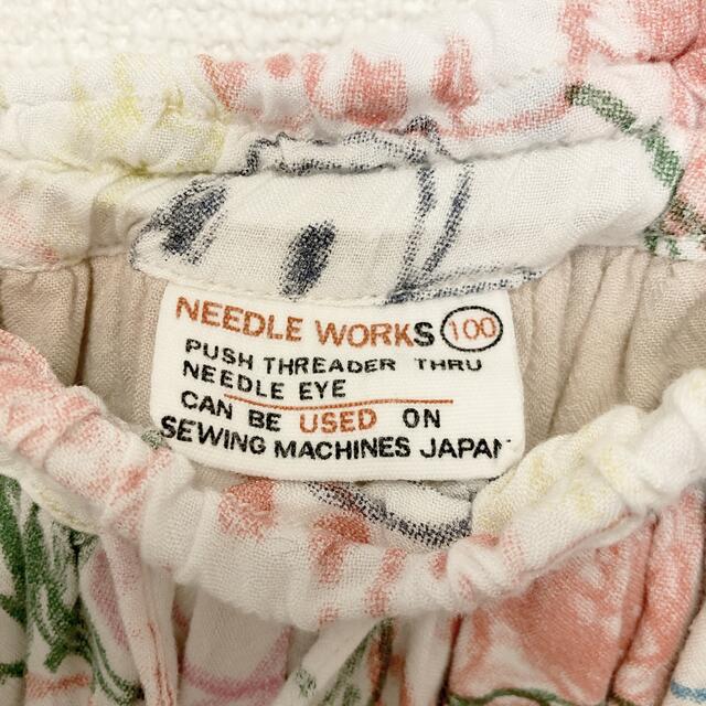 NEEDLE WORKS/ニードルワーク/落書きキュロット キッズ/ベビー/マタニティのキッズ服女の子用(90cm~)(スカート)の商品写真