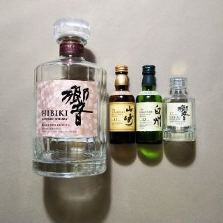 サントリー(サントリー)のSUNTORY ウィスキー 空ボトル 4点(その他)