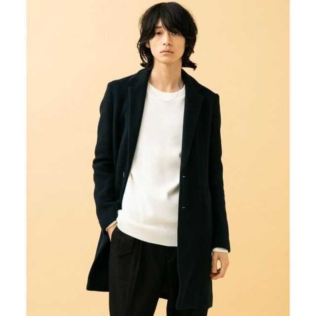 studious コート 黒 チェスターコート sariater-hotel.com