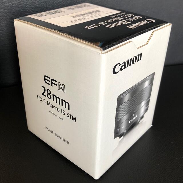 【新品】Canon キヤノン　EF-M28mm F3.5 マクロ IS STM