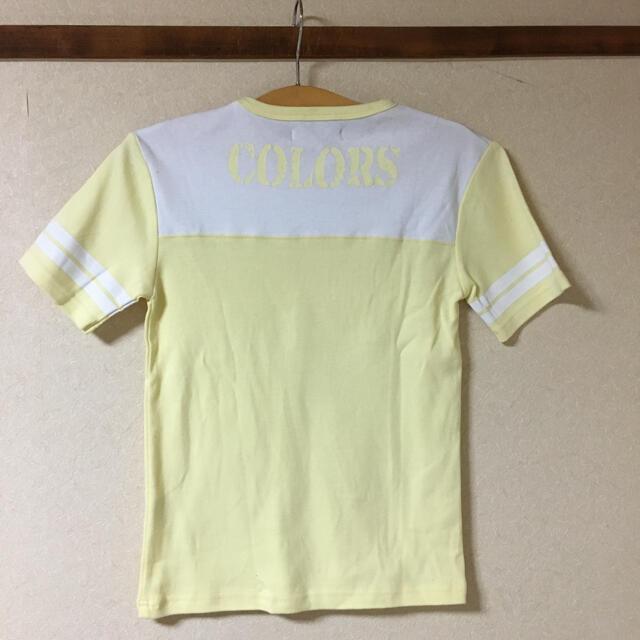 ●新品　SELF CONTENT 綿100% サーフ　Tシャツ 　イエロー レディースのトップス(Tシャツ(半袖/袖なし))の商品写真