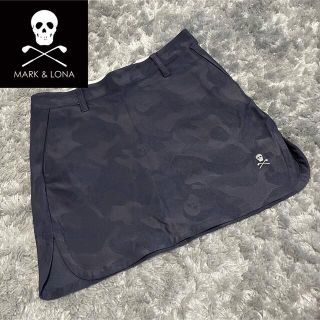 マークアンドロナ(MARK&LONA)の★美品★MARK&LONA ゴルフ　レディース　スカート　迷彩　M(ウエア)