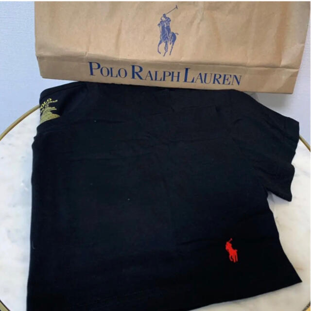 POLO RALPH LAUREN(ポロラルフローレン)の☆期間限定価格☆新品POLOラルフローレン Tシャツ黒 今時期絶対使える！ メンズのトップス(Tシャツ/カットソー(半袖/袖なし))の商品写真