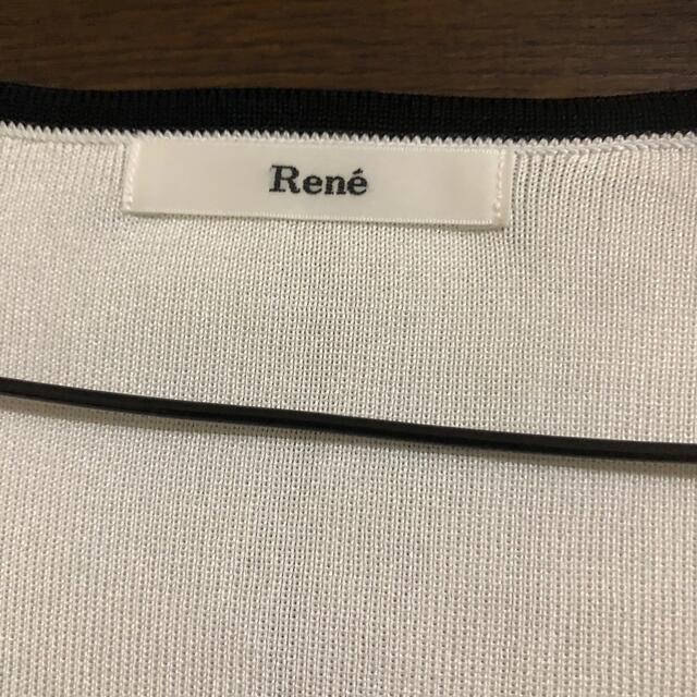 René(ルネ)の6/1限定値下げ　ルネ　Rene ホワイト系　サイズ34 レディースのトップス(カットソー(半袖/袖なし))の商品写真
