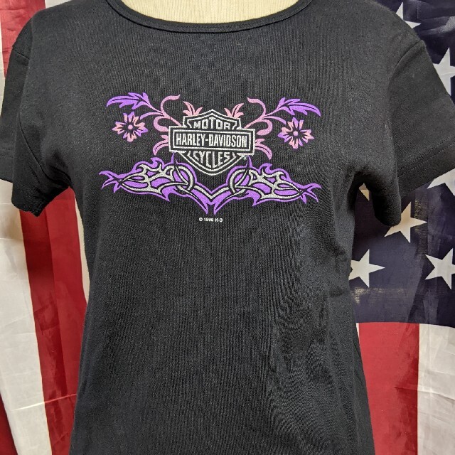 Harley Davidson(ハーレーダビッドソン)の☆L.Aで購入☆ハーレー・ダビッドソン☆半袖Ｔシャツ☆ レディースのトップス(Tシャツ(半袖/袖なし))の商品写真