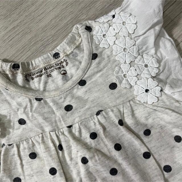 しまむら(シマムラ)のチュニックTシャツ キッズ/ベビー/マタニティのベビー服(~85cm)(Ｔシャツ)の商品写真