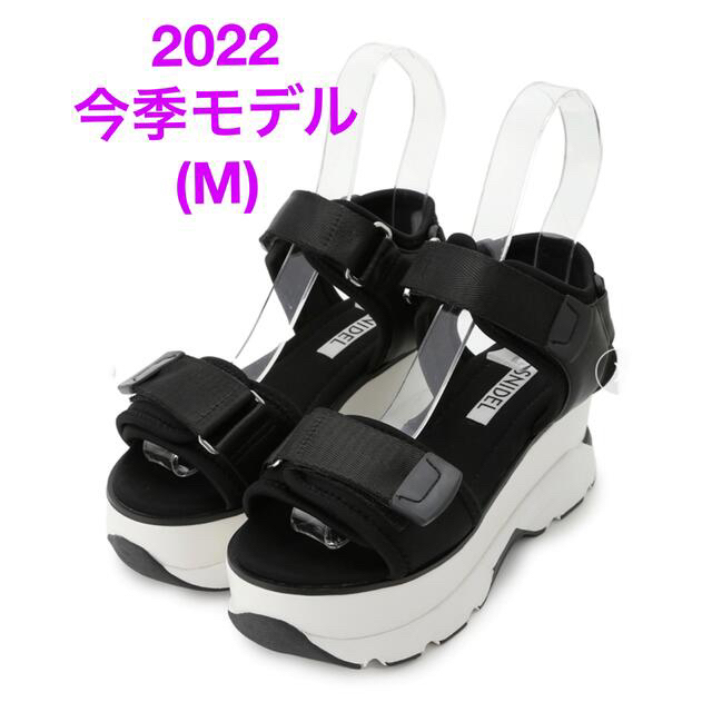 スナイデル (M)❣️ スニーカーソールサンダル❣️2022今季モデル ... snidel 今期 バックル サンダル♡