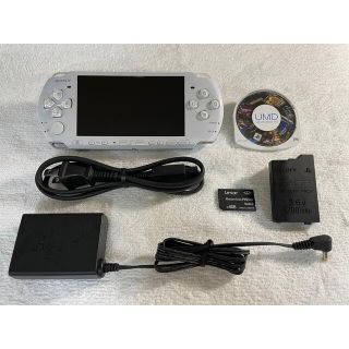 プレイステーションポータブル(PlayStation Portable)の良品　PSP-3000  パールホワイト(携帯用ゲーム機本体)