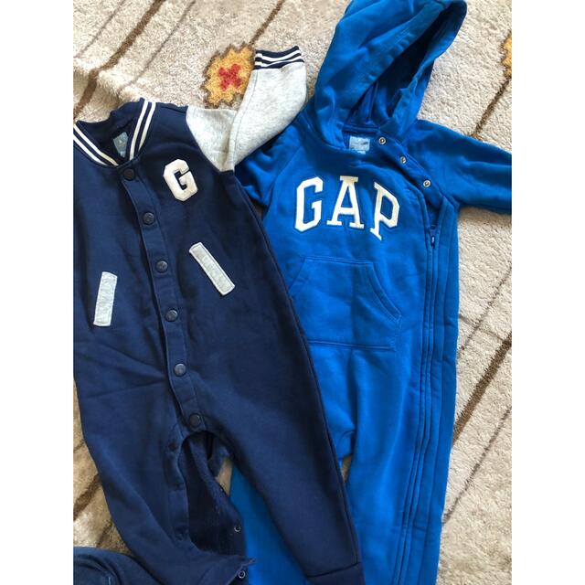 GAP Kids(ギャップキッズ)のGAPロンパース2点セット キッズ/ベビー/マタニティのキッズ服男の子用(90cm~)(その他)の商品写真